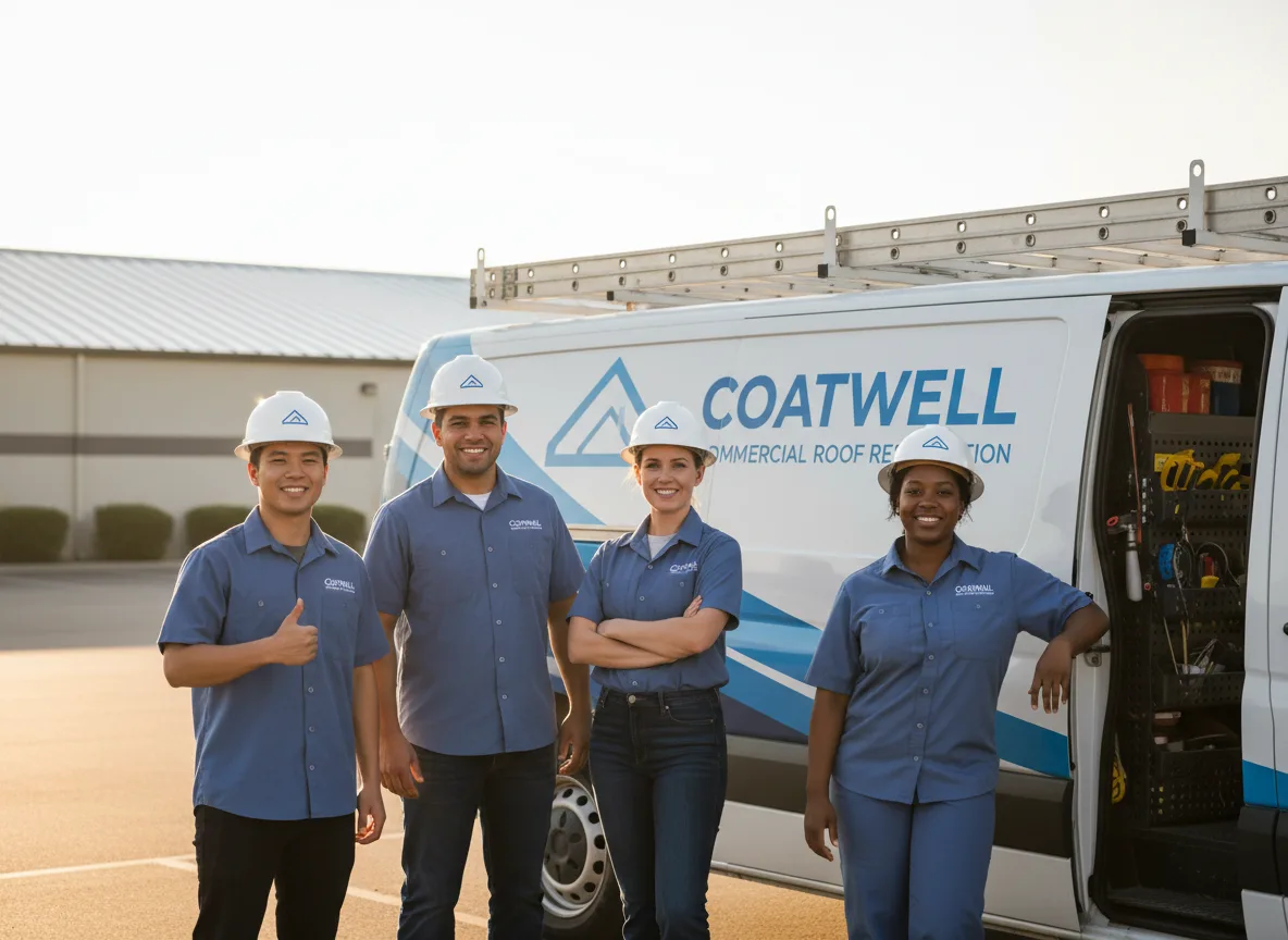 Commercial roof coating company in Rochester, WI